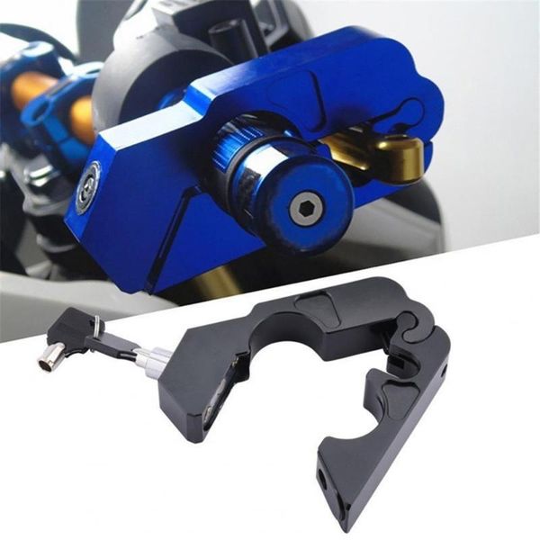 

bike locks 1pc aluminum alloy anti-theft bicycle motorcycle handlebar solid lock brake handle safety equipment