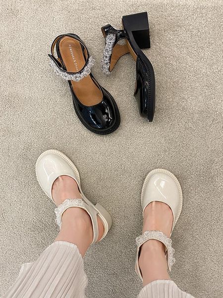 

sandals block heels beige heeled clear shoes 2021 women's chunky black high girls comfort fashion summer closed solid rubber