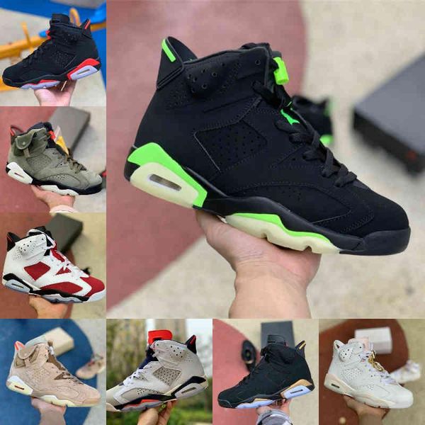 

electric green 6 6s mens basketball shoes flint washed denim carmine dmp unc black infrared british khaki tinker oregon ducks tr