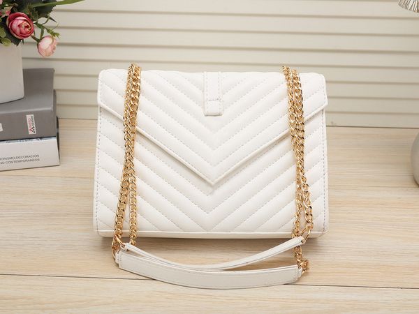 

fashion brand luxury designer envelope clamshell handbag shoulder bag lady messenger bag chain bag lady purse wallet 12