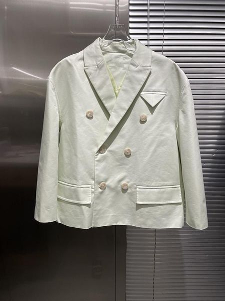 

women's suits & blazers early autumn of 2021 the retro double-breasted suit jacket 0816, White;black