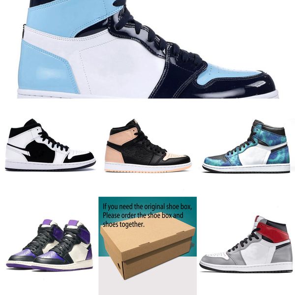 

factory version 1 storm blue varsity red designer basketball shoes mens trainers new 2019 genuine leather sneakers without box 14xc0b