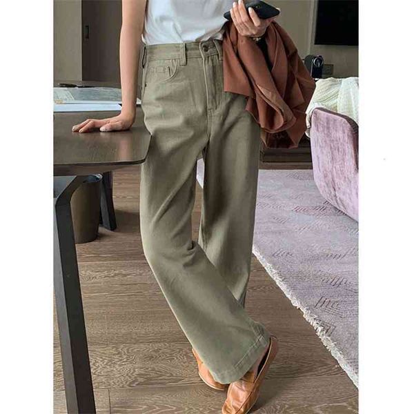 

women's jeans 6tsimple high waist cotton wide leg for women ovkl, Blue