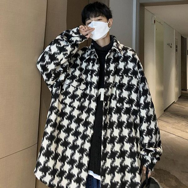 

men's jackets xiaoxiangfeng jacket male 2021 autumn and winter yuppie style high-end couple wear tooling mens fashion, Black;brown