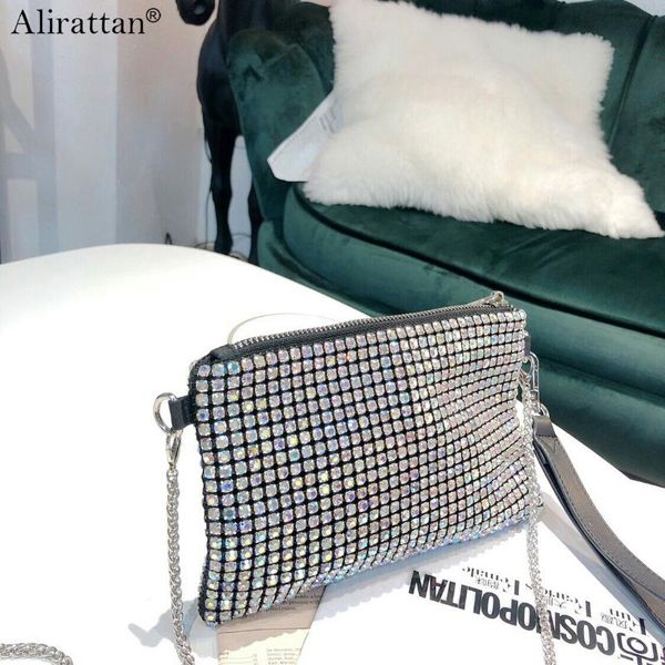 

shoulder bags luxury rhinestone pu leather crossbody for women 2021 fashion brand ladies handbag bag dinner coin purse