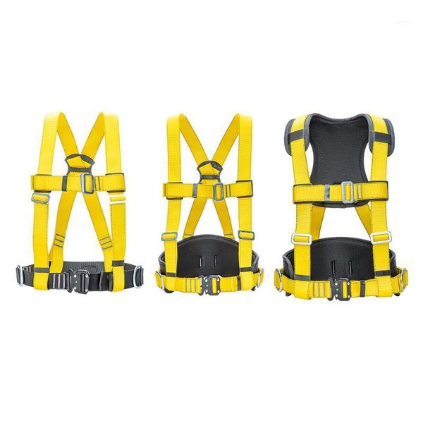 

cords, slings and webbing aerial work safety harness lanyard on back fall protection belt electrician construction1