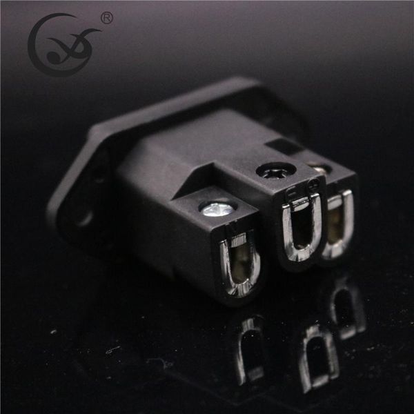 

smart power plugs 4pcs fi-06 hi-end diy hifi red pure copper plating rhodium 3 pins pole iec inlet ac 250v 10a socket