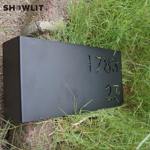 

bent black home door sign house numbers modern other hardware