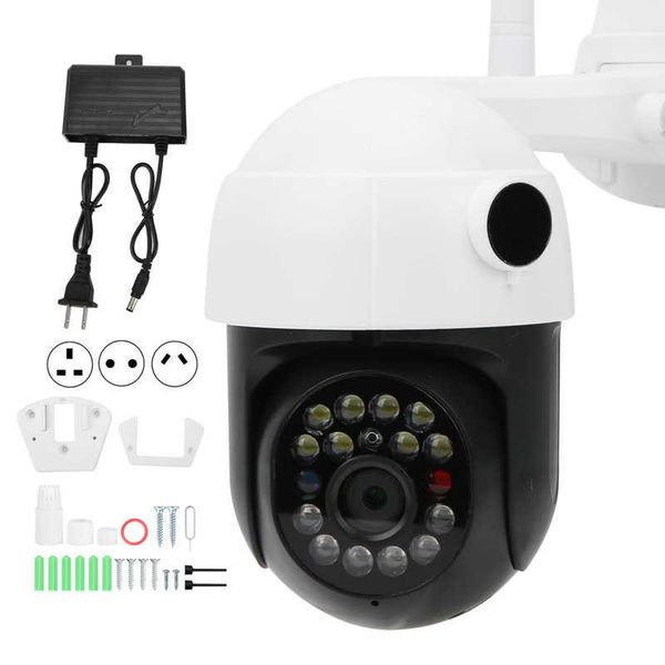 

cameras wifi 1080p dome camera night vision ptz 17lights for ourdoor tracking home security 110-220v