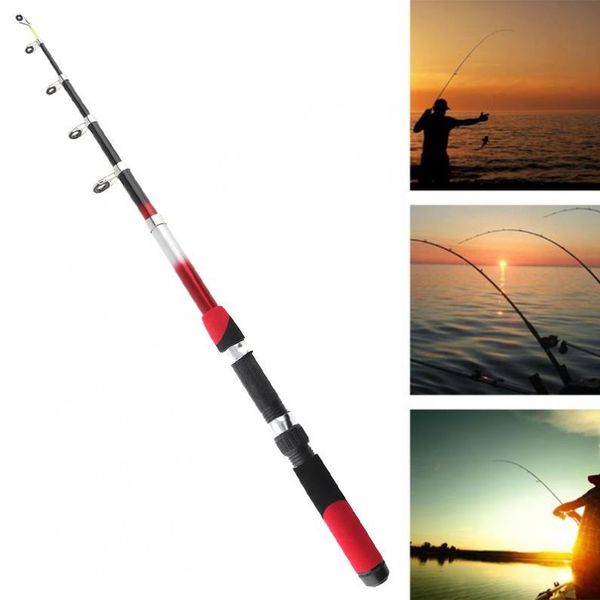 

3.0m portable glassfiber fishing rod travel sea rock spinning pole boat rods