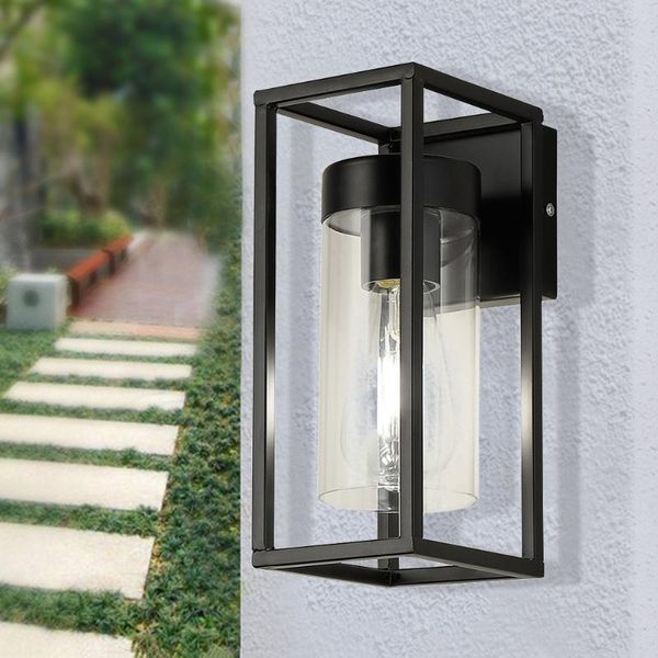 

wall lamp vintage industrial style wrought iron glass loft lamps bedside corridor restaurant pub e27 retro sconces