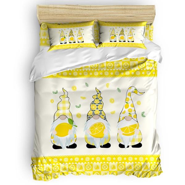 

bedding sets summer gnome luxury duvet cover fashion set home decoration bed king size comforter