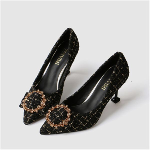 

dress shoes fall women's diamond cat high heels zg1l, Black