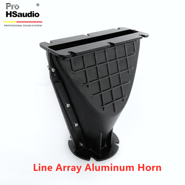 

prohsaudio line array aluminum horn for pro audio speaker 213l*120w*243h throat 2'' hs02111b-al computer speakers