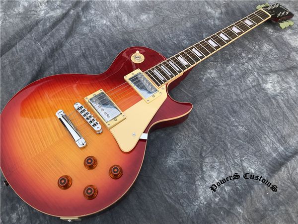 

electric guitar ,standard mahogany body, flame maple wood electric guitarg