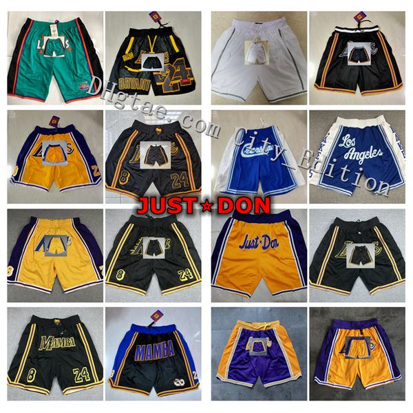 

wholesale just don hip pop basketball shorts sport wear zipper pant with pocket authentic stitched classic mesh fashion sweatpants hr0405, Black