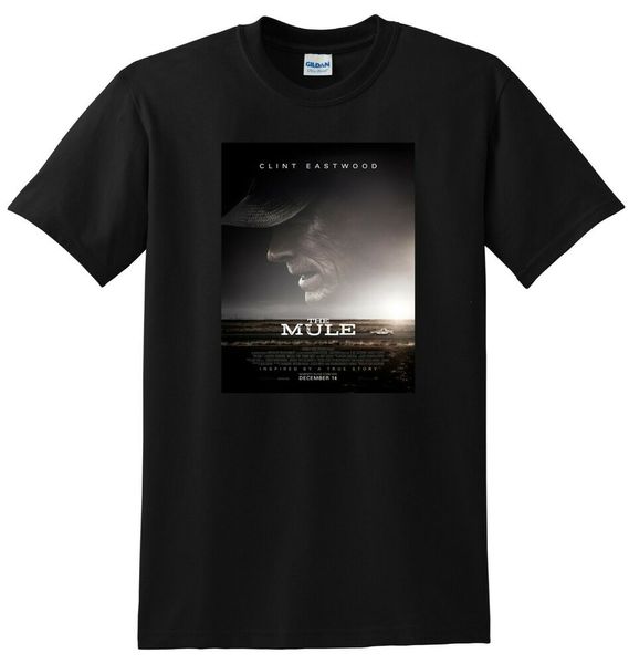 

the mule t shirt 4k bluray dvd cover clint eastwood small medium large or xl, White;black