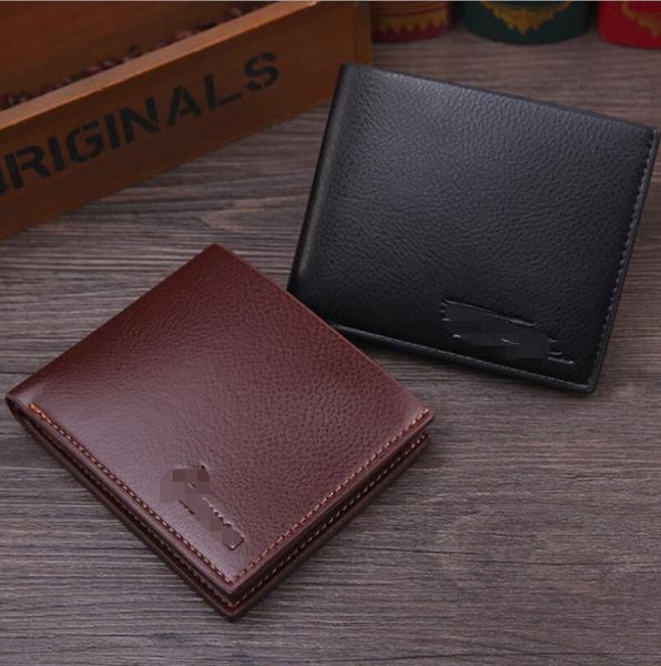

wallets business men's short wallet fashion multi-function youth simple pu card package, Red;black