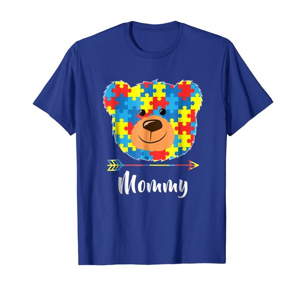 

Mommy Bear Cute Face Autism Awareness T-Shirt, Mainly pictures