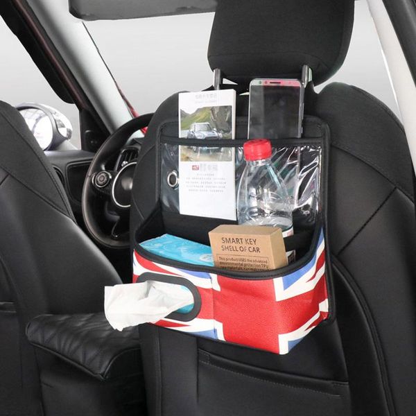 

car organizer seat back storage bag hanging stowing tidying for mini cooper s f54 f55 f56 f60 r52 r53 r55 r56 r59 r60 r61 interior
