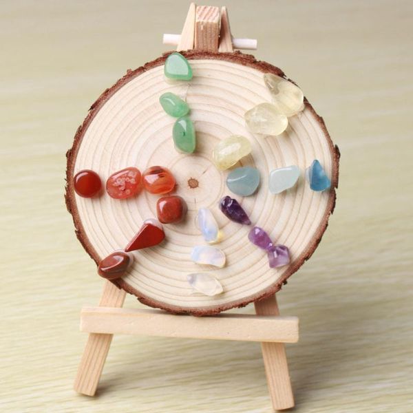 

decorative objects & figurines natural mineral specimen meditation gems diy chakra disc gift box collection