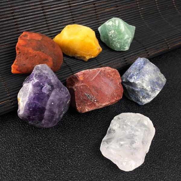 

other event & party supplies natural crystal gem agate gemstone beads seven chakras of ore energy healing stone set teaching specimen