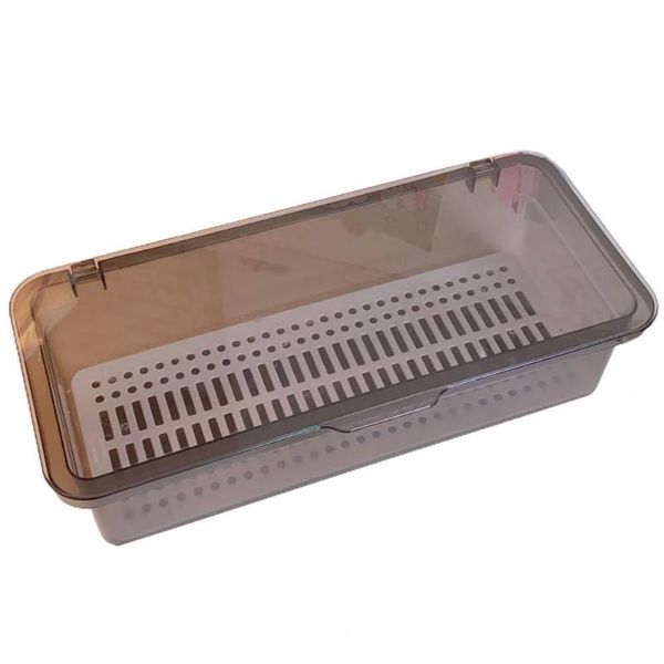 

storage bottles & jars transparent makeup organizer rectangular portable interlayer design cosmetics boxes practical girls holder