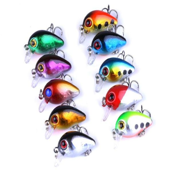 

1pc assorted swim fish lure fishhooks wobbler baits hooks tackle durable fishing