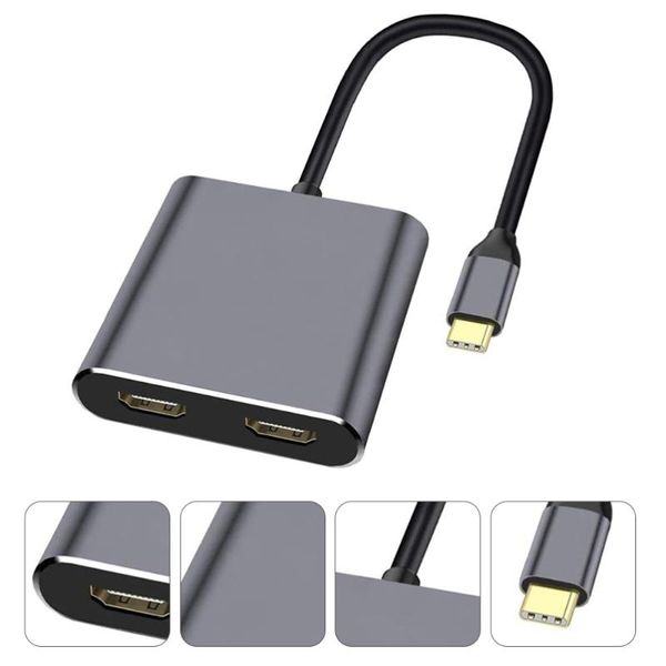 

hubs type hub to dual 4k usb3.0 usb2.0 pd charging port four in one converter