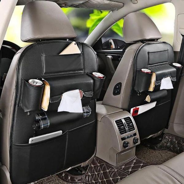 

car organizer seat back storage hanging bags multifunction interior pocket large space easy to install organizers