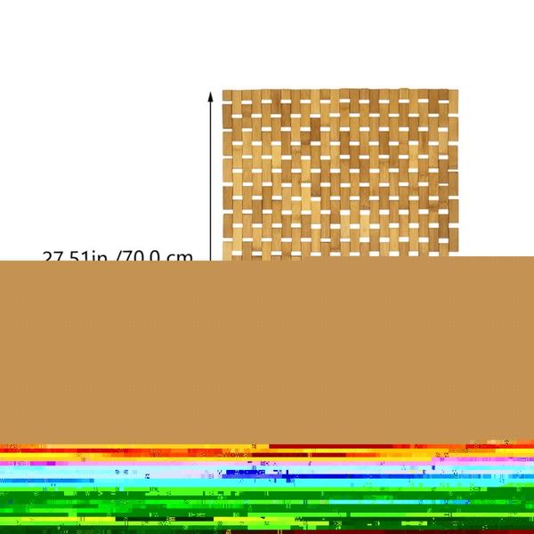 

bath mats 1pc bamboo entrance floor pad non-skid indoor bathroom entryway mat