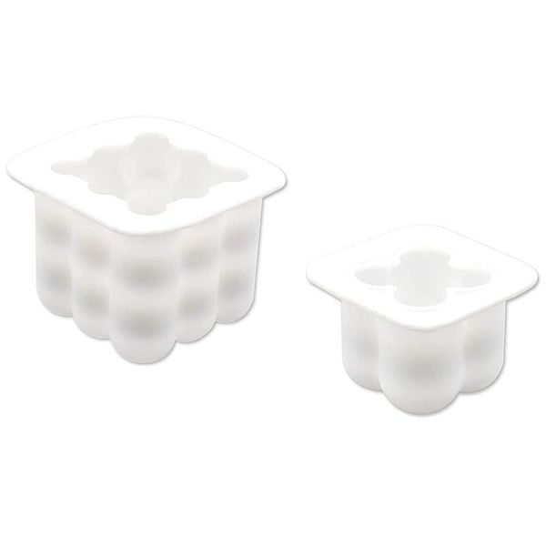 

craft tools candle mold for pouring, silicone bubble candles yourself make square molds