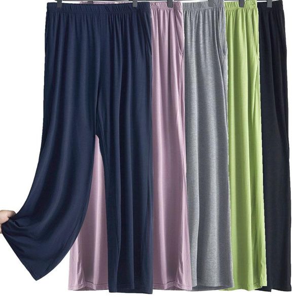 

women's sleepwear autumn summer large size pants women 7xl waist 145cm 6xl 5xl home loose, Black;red