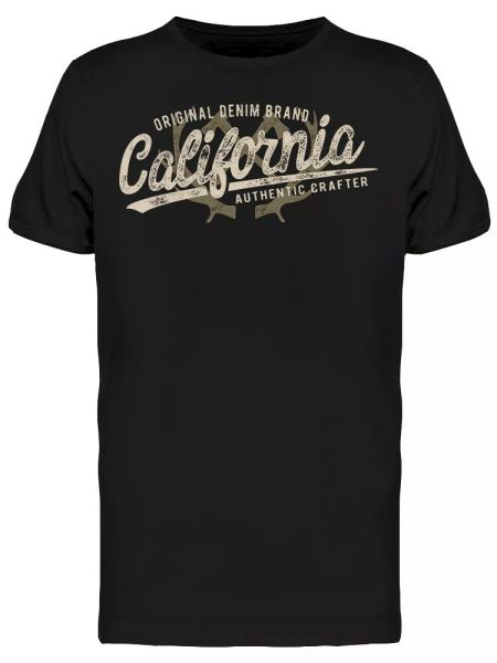 

california authentic crafter tee men's -image by shutterstock, White;black
