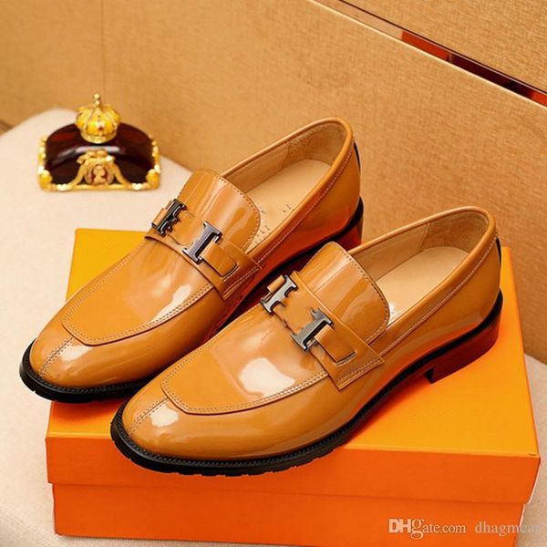 

luxury brandss set foot convenient leather shoes quality new arrival men grid casual genuine leather bottom designer, Black