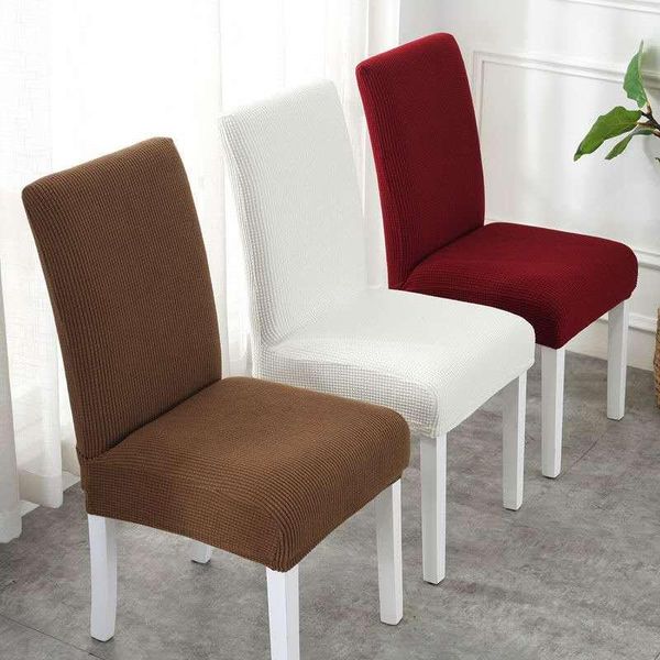 

chair covers universal thicken stretch spandex dining washable seat slipcovers protector for kitchen