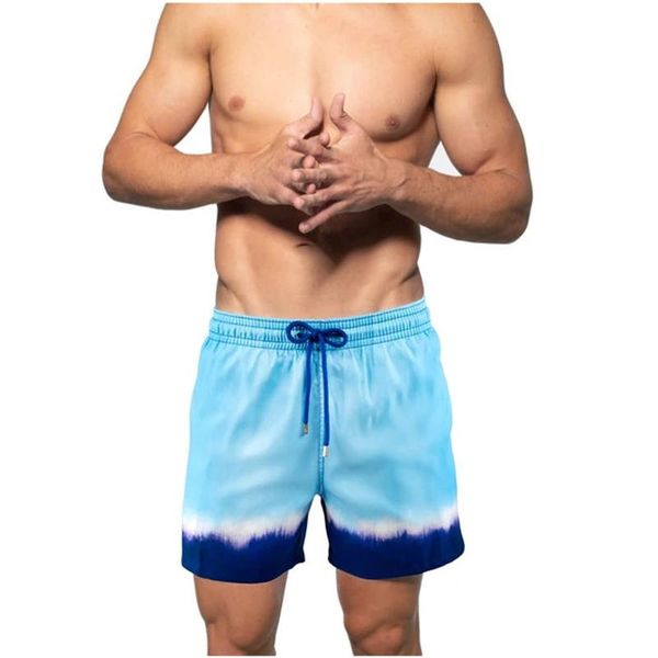 

men's swimwear swim shorts 2021 fashion printed two-layer pocket beach leisure mens trunks summer bathing suit