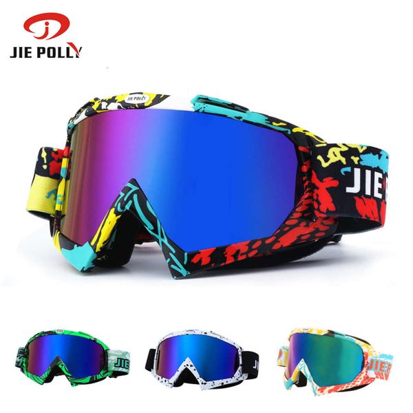 

popular motorcycle glasses riding locomotive off road goggles uv protection, White;black