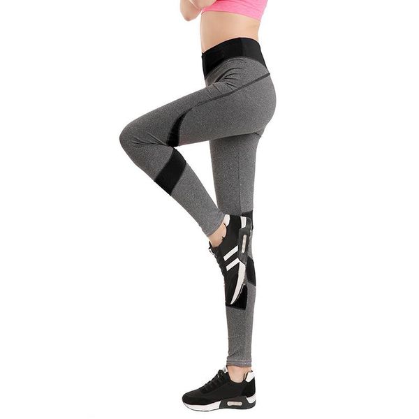 

women's leggings 2021 patchwork women for sportswear high stretchable fabric skinny cut bottom wear selling slim woman, Black