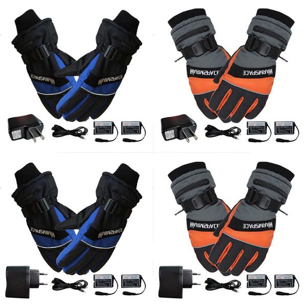 

ski gloves usb electric heated rechargeable battery winter finger warm protector heating hand warmer skiing