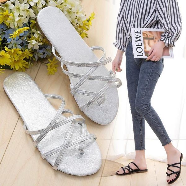 

classic 35-39-41 summer beach cartoon woman bath slippers leather letter women sandals l red black size shoes head fashion big us4- jecc