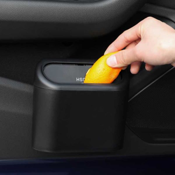 

other interior accessories car trash bin hanging ashtray garbage dust case storage box organizer square pressing type can auto