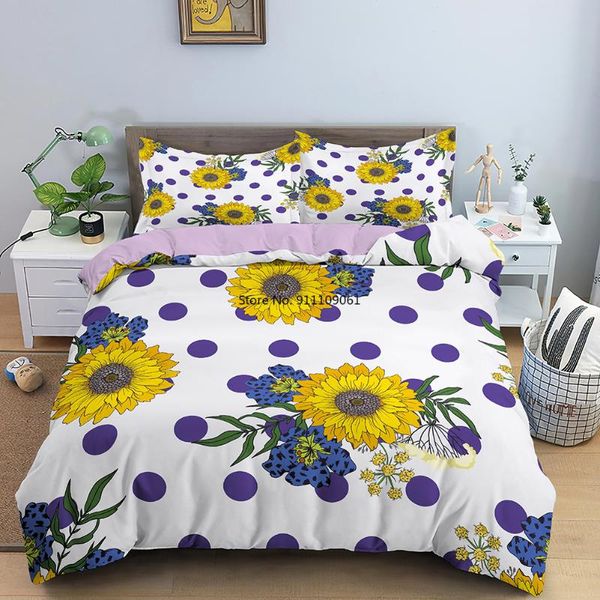 

bedding sets fashion flower duvet cover bohemia euro full king  size 2/3pcs bedclothes quilt comforter covers for girl room decoration