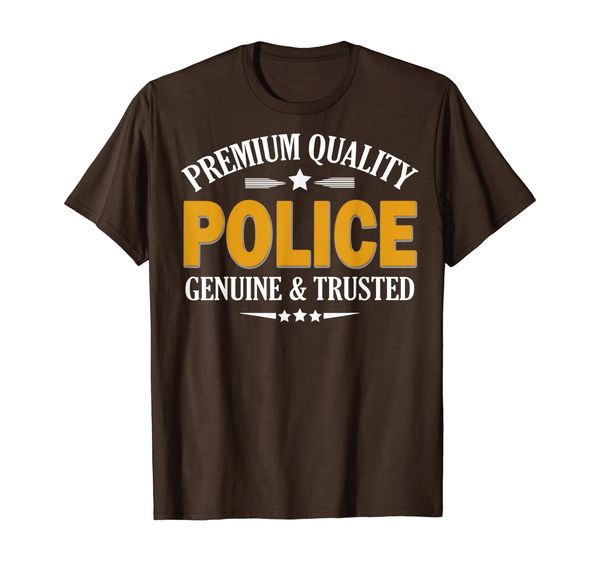

Men Funny Premium Quality Police Genuine And Trusted T-shirt, Mainly pictures