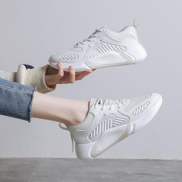 

new 2021 spring Casual shoes single , light sports leisure female students' breathable Casual, little white U7GM 3VDN LPV4