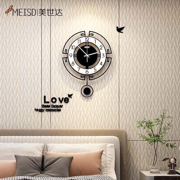 

wall clocks vintage clock creative watch modern home interiors decoration quartz horloge silent living room art