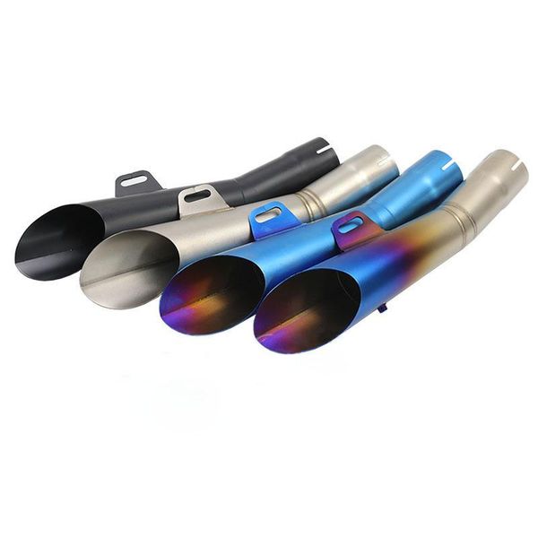 

motorcycle exhaust system universal pipe muffler motorcross scooter escape moto pot for z750 r1 r6 mt03 fz1 ninja er6n
