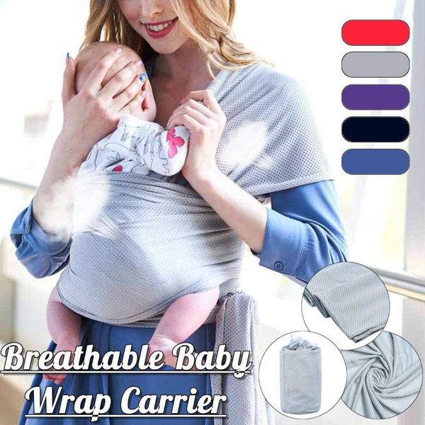 

carriers, slings & backpacks 5m ergonomic baby wrap carrier portable infant born carrying belt front facing kangaroo for travel 0-36 months