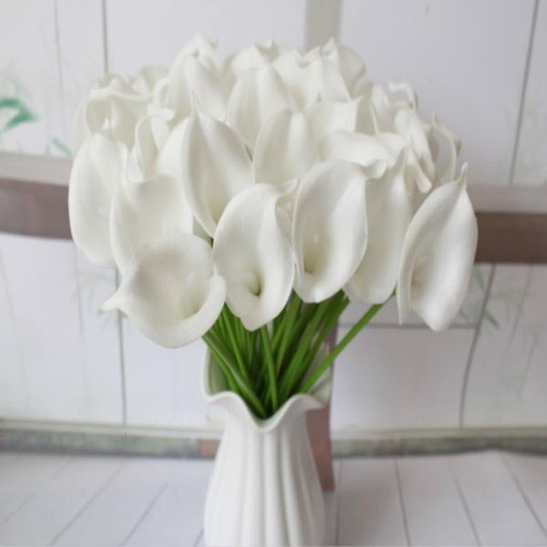 

10pcs/set home festival simulation flower wedding bride holding artificial holiday party celebrate lily fake decorative flowers & wreaths