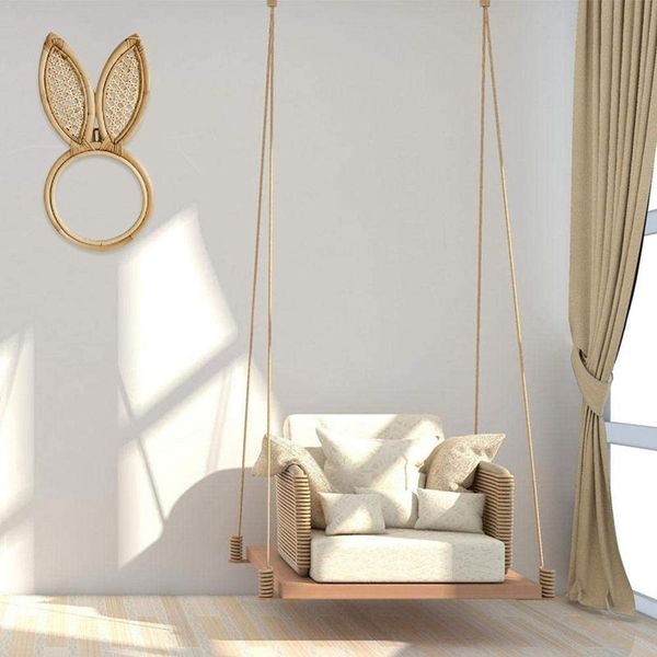 

mirrors rattan frame mirror decor wall frames frame, home decoration not included